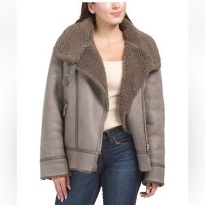 Oversized motorbike jacket by Zara